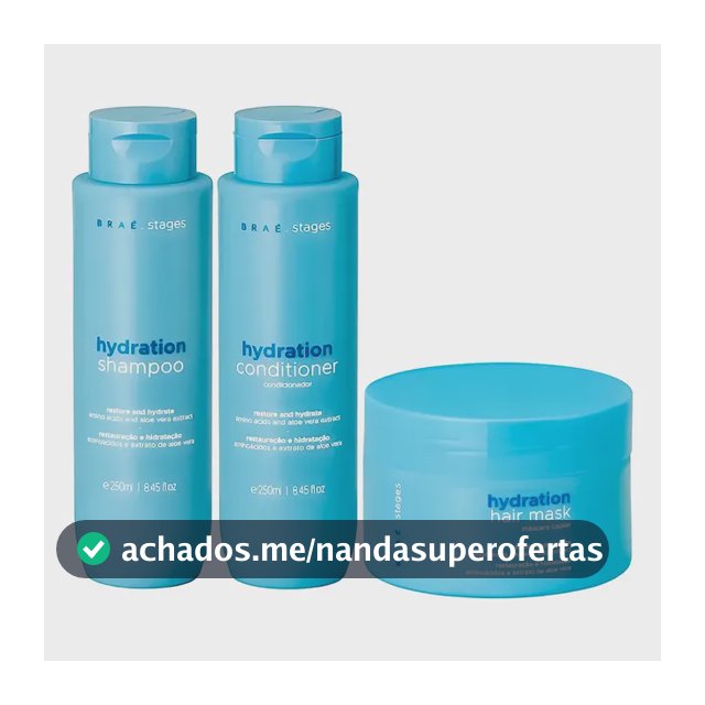 Braé - Kit Stages Hydration - SH+CD+Másc