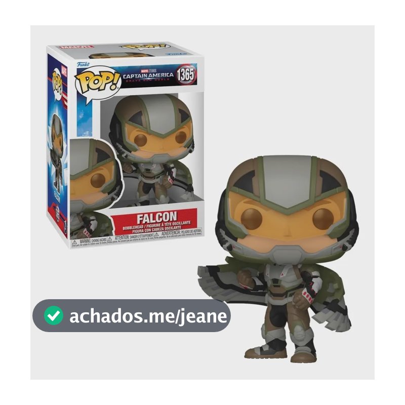 Boneco Funko Pop! Marvel Capitão América 4 Falcão (joaquin)