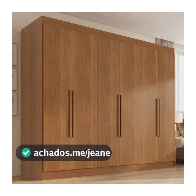 Guarda Roupa Casal 6 Portas 2 Gavetas Malta Yescasa Cinamomo