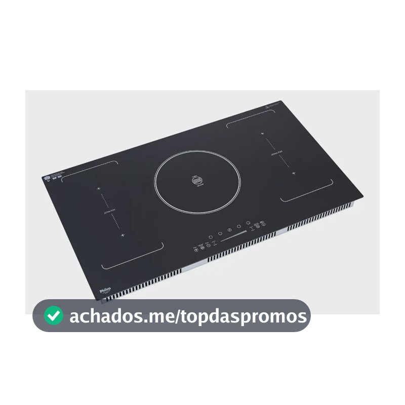 Cooktop De Indução Philco 5Q Pct05ifp Preto 220v