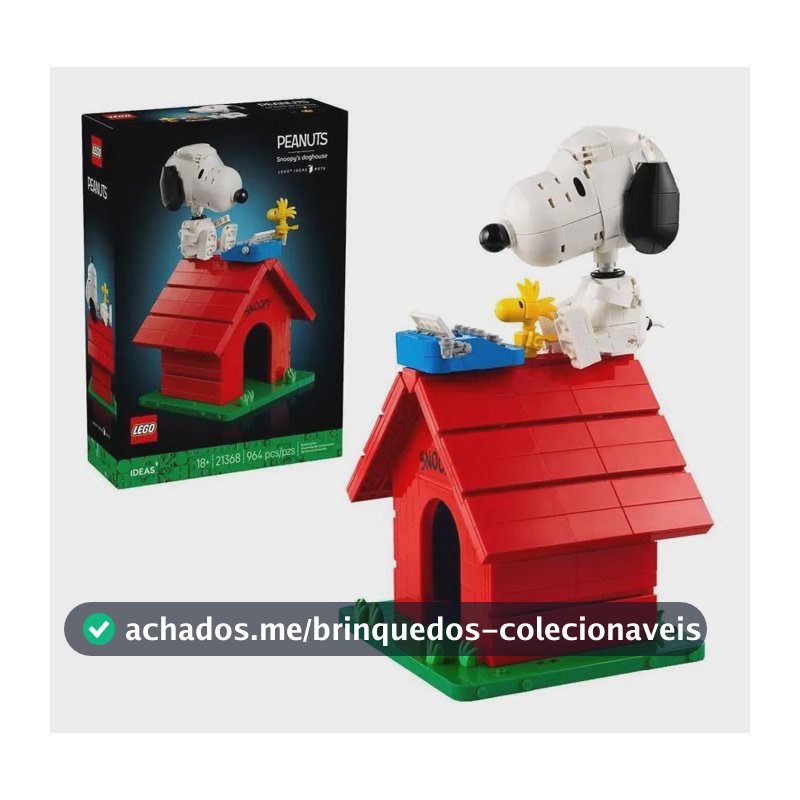 Lego Ideas Peanuts: A Casinha Do Snoopy 964