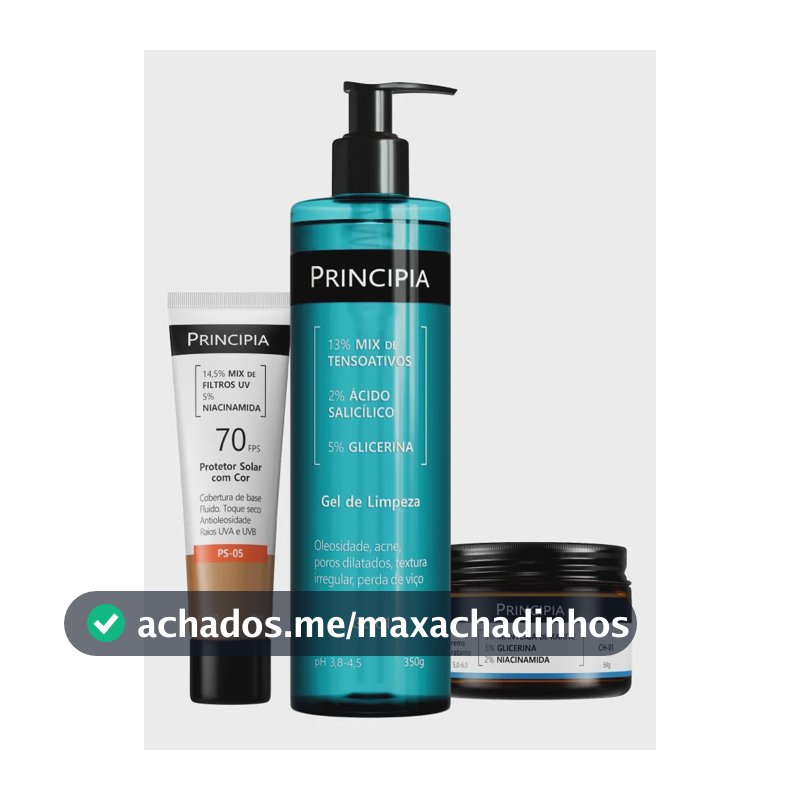 Principia Kit Protetor Cor 4.0 + Limpeza + Hidrata