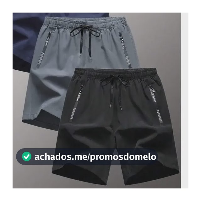 Kit 3 Bermuda Shorts Casuais Versáteis Para