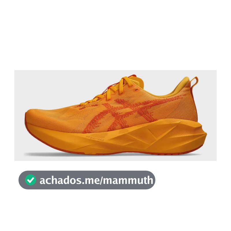 Tênis Asics Novablast 5 - Masculino - Laranja/amarelo Laranja 43 Br