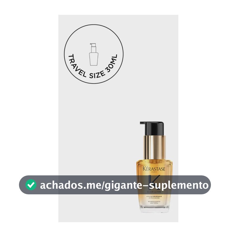Kerastase Elixir Ultime LHuile Originale Refillable Óleo Capilar - 30ml