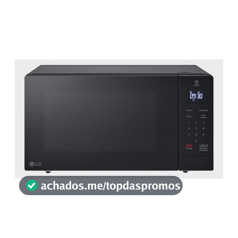 Micro-ondas NeoChef LG 30L Preto Limpa Fácil - 220V