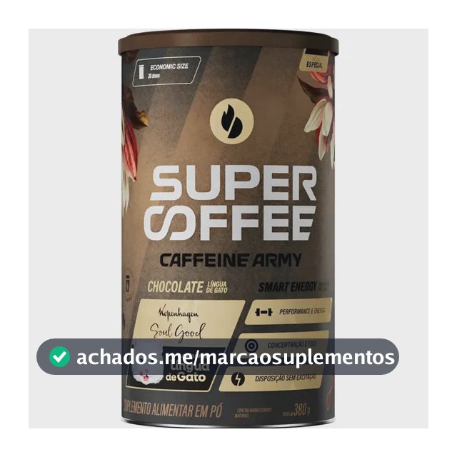 Supercoffee Lingua De Gato - Economic Size (380g) - Caffeine Army Chocolate