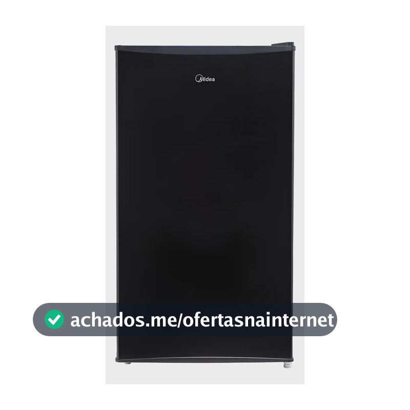 Frigobar 93 Litros Black Edition Inverter Bivolt Midea Preto 110v/220v