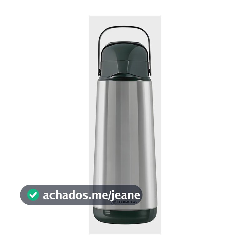 Garrafa Termica Lumina 9751 Termolar - 1 Litro - Aço Inox