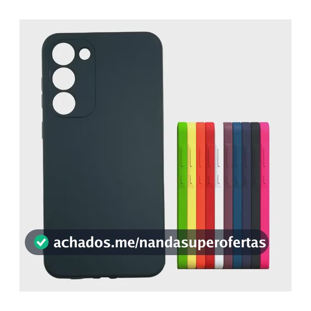 Case Capinha Capa Emborrachada Veludo Para Samsung S23 Plus