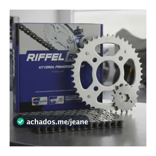 Kit Relação Riffel Titan 150 Fan 2004-2016 Cinza