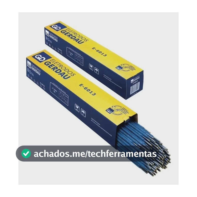 Eletrodo Gerdau Solda Revestido Azul 6013 2,5mm Aço / Ferro