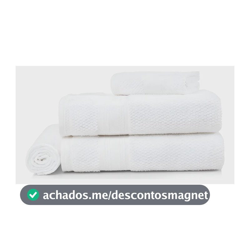 Karsten Empire Fio Cardado jogo de banho cor branco
