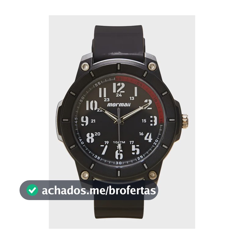 Relógio Masculino Casual Mo2035LG/8r cor Preto Mormaii