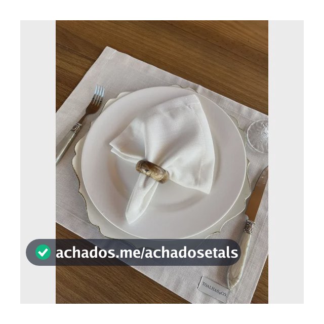 Kit 12 Guardanapos De Tecido Linho Misto Para Mesa Posta