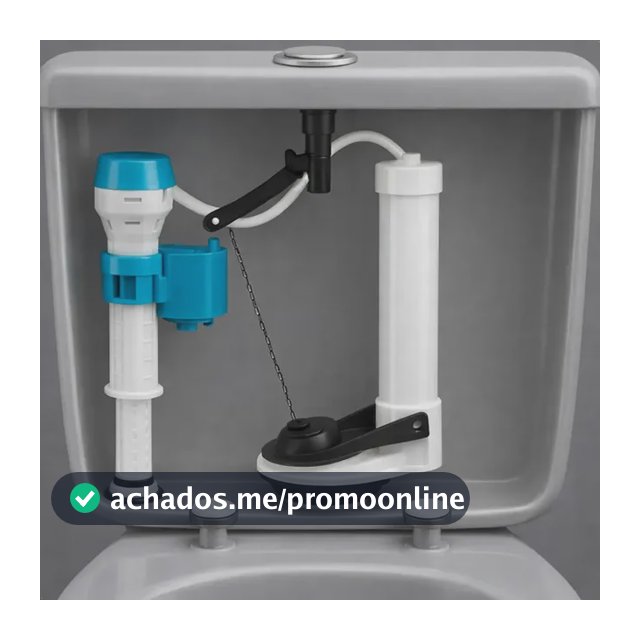 Kit Completo Mecanismo Universal Caixa Descarga Acoplada