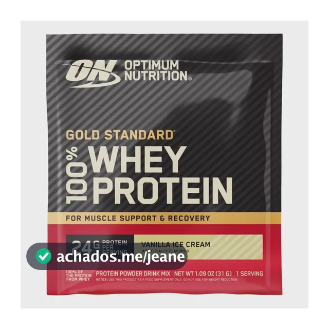 Optimum Nutrition Gold Standard Whey 24g Baunilha Sachet Baunilha