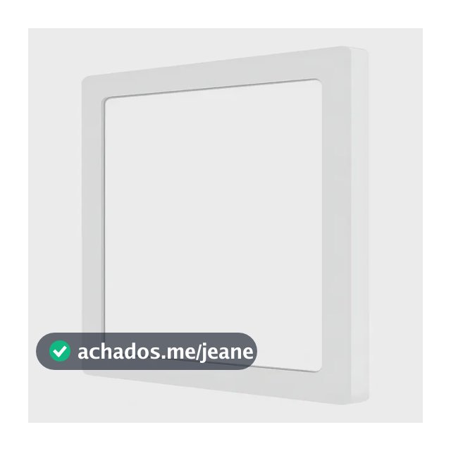 Plafon Luminária Led 30x30 Sobrepor Bivolt Branco Frio 32w Cor Branco-frio 110v/220v (bivolt)