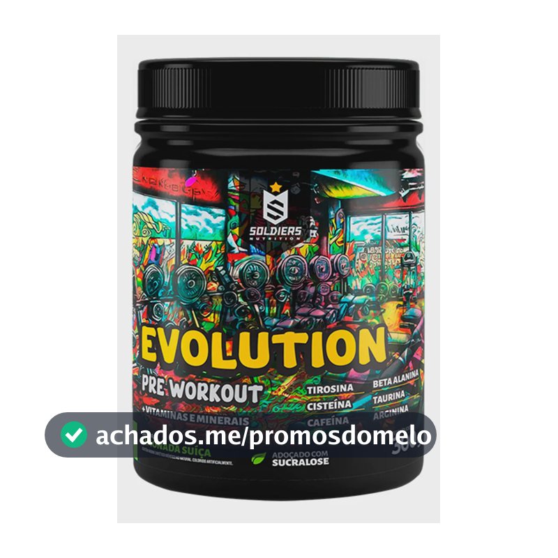 Suplemento Soldiers Nutrition Evolution en pó sabor limonada suíça x 300g