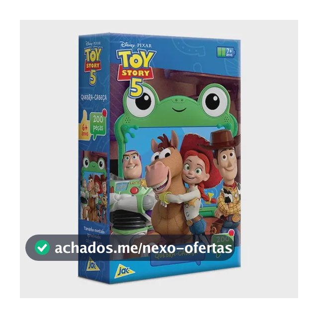 Toyster - Disney: Toy Story 5 - Quebra-cabeça 200 Peças - JAK