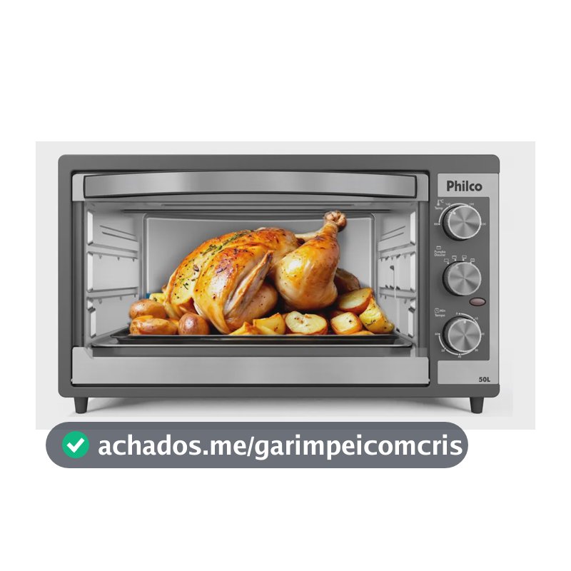 Forno Elétrico Philco 50L Dupla Resistência PFE52P