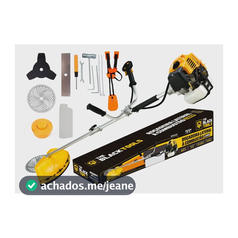 Roçadeira A Gasolina Acessórios Profissional The Black Tools