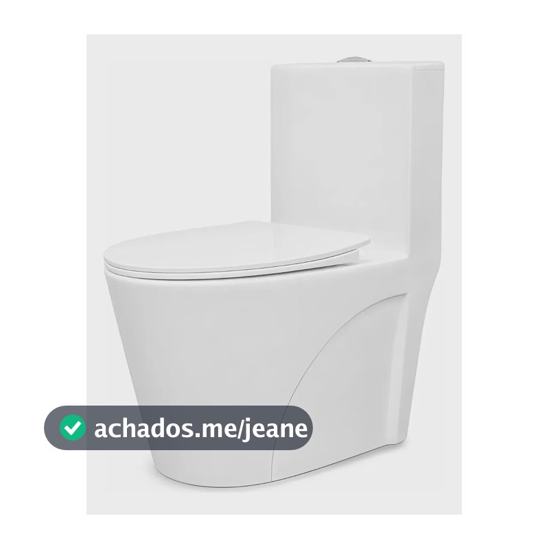 Vaso Sanitário Monobloco Completo Barcelona Branco Caixa Acoplada Assento Soft Close Saída Vertical Duplo Acionamento Dual Flush 3/6L Bacia Cerâmica Premium Fácil Limpeza Design Moderno Stillus Home