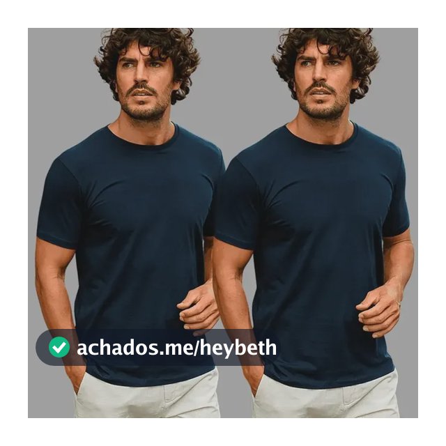 Kit 2 Camiseta Masculina Leve Básica Algodão Egípcio Vicenza