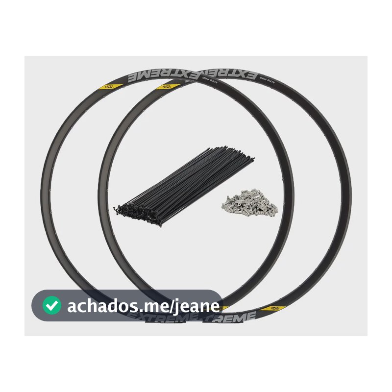 Kit Aro 29 Par Vzan Extreme Pro Disc Tubeless Ready 32 Furos com Raios 290mm