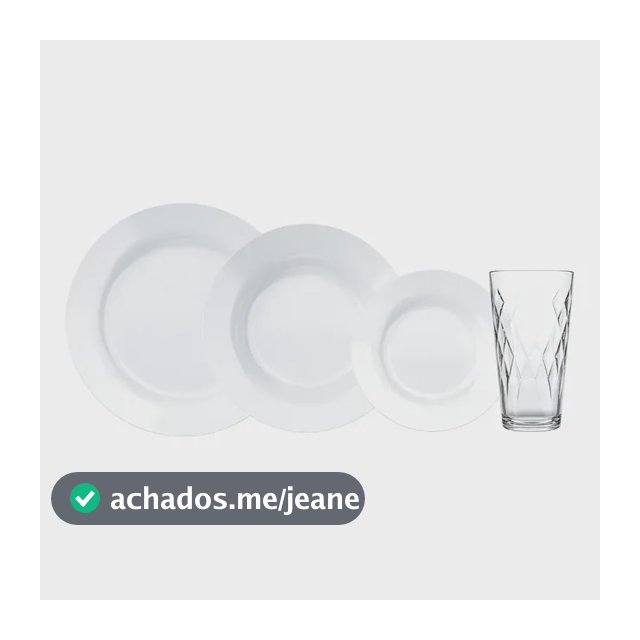 Aparelho De Jantar 16 Peças Duralex Menu