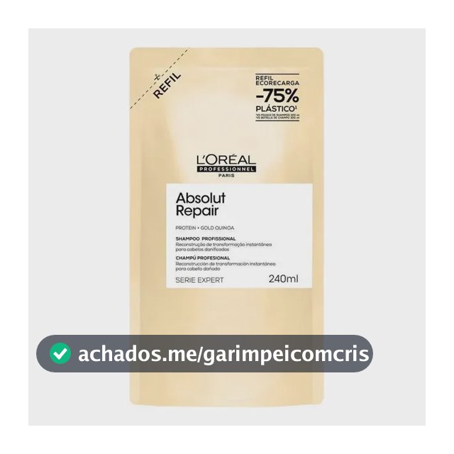 Shampoo Refil Absolut Repair 240ml L'oréal Professionnel