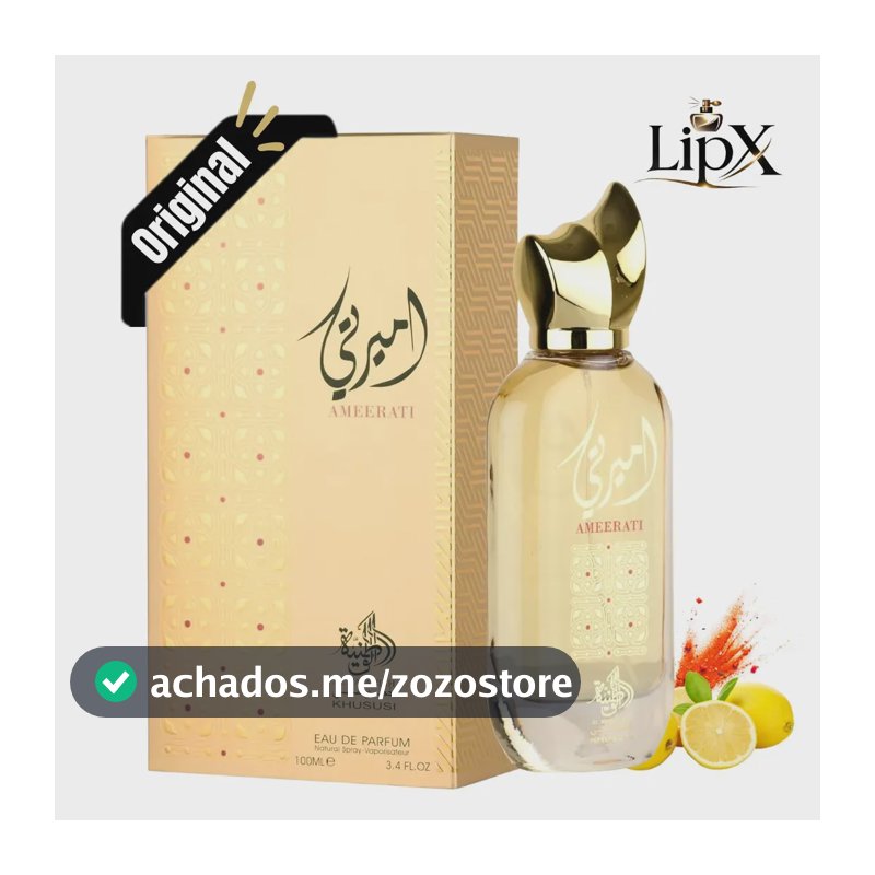 Perfume Árabe Ameerati Feminino Eau De Parfum 100 Ml Com Nf lipx