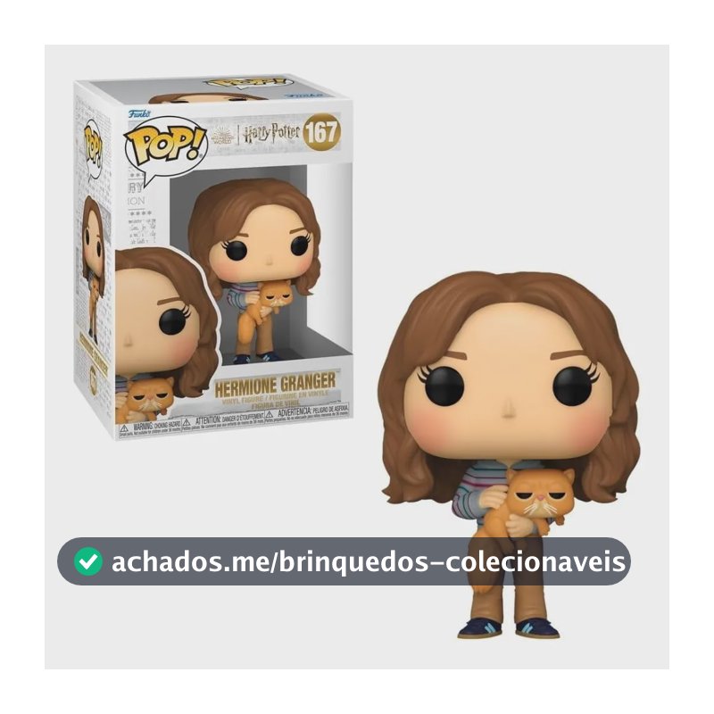 Harry Potter Boneco Pop Funko Hermione Granger Bichento #167