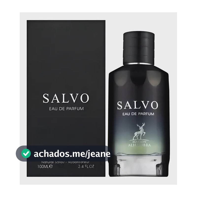 Perfume Salvo Edp 100ml Árabe Masculino Maison Alhambra Volu