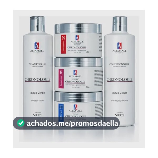 Kit 5 Un Cronograma Capilar Manutenção Completa Profissional Kit 5 Unidades