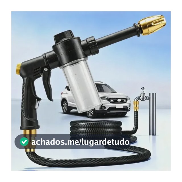 Pistola Lavadora Alta Pressão Mangueira 1/2 3/4