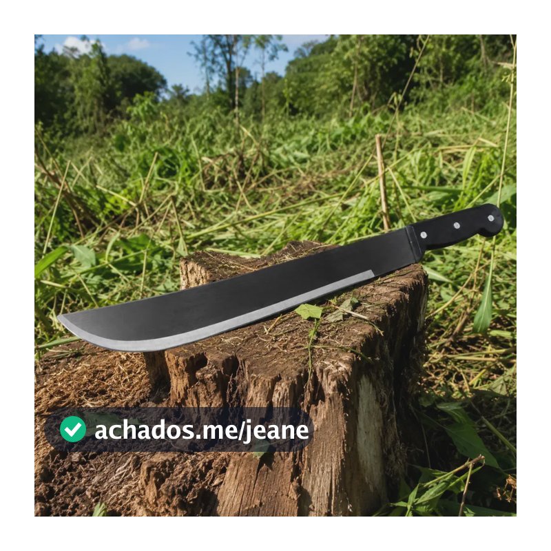 Facão Machete Aço Grande Cabo Reforçado Para Mato Roça Oper