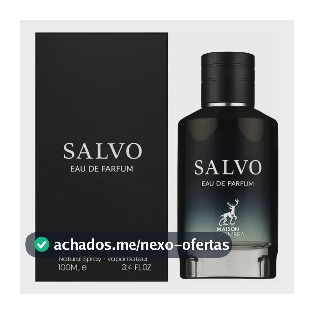 Perfume Masculino Arabe Salvo Eau de Parfum Alhmabra 100ml C/