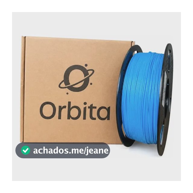 Filamento Pla Para Impressora 3d Orbita 1,75 Mm 1 Kg Azul