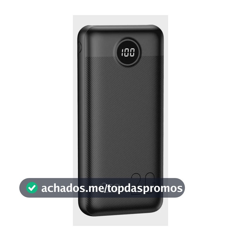 Carregador Portátil Power Bank Turbo i2GO 20000mah 20w Com Display Digital