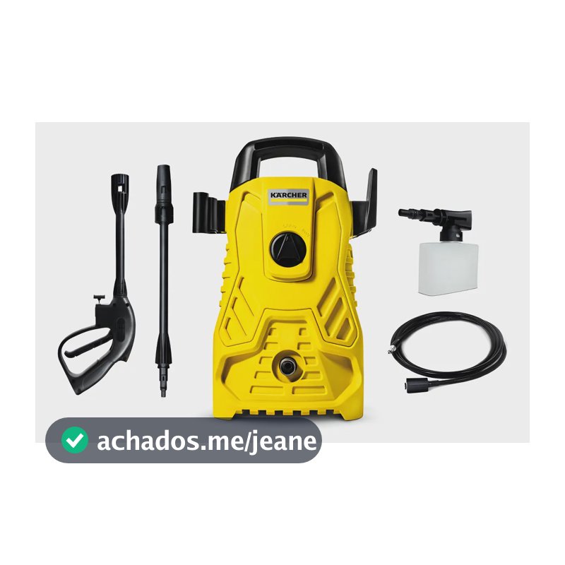 Lavadora Alta Pressão 1400w Compacta Amarelo 110v Karcher Amarelo 127v 50/60hz