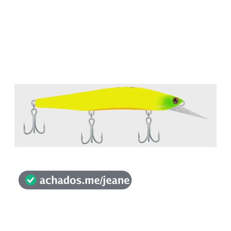 Isca Artificial Nakamura Saru 110 +1 - 11cm 17g Slow Sinker Opaca Verde Limão 4
