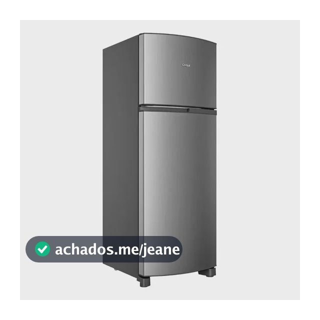 Geladeira Consul Frost Free 333 Litros Duplex Inox - CRM40MK