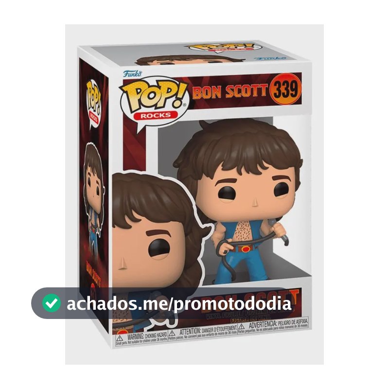 Funko Pop Rocks Ac/dc Bon Scott 339