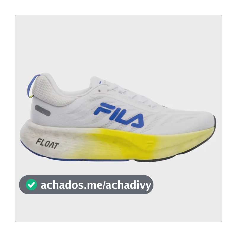 Tênis Fila Float Maxxi 2 Unissex Corrida Esporte Run Branco Liso 41 Br