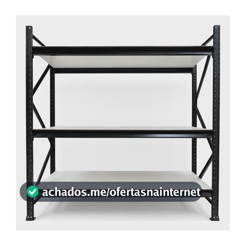 Mini Porta Pallet Palete Slim 200x120x60 Com Mdf Branco
