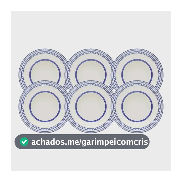 Jogo De Pratos Fundos Sopa Kit 6 21cm Cerâmica Grano