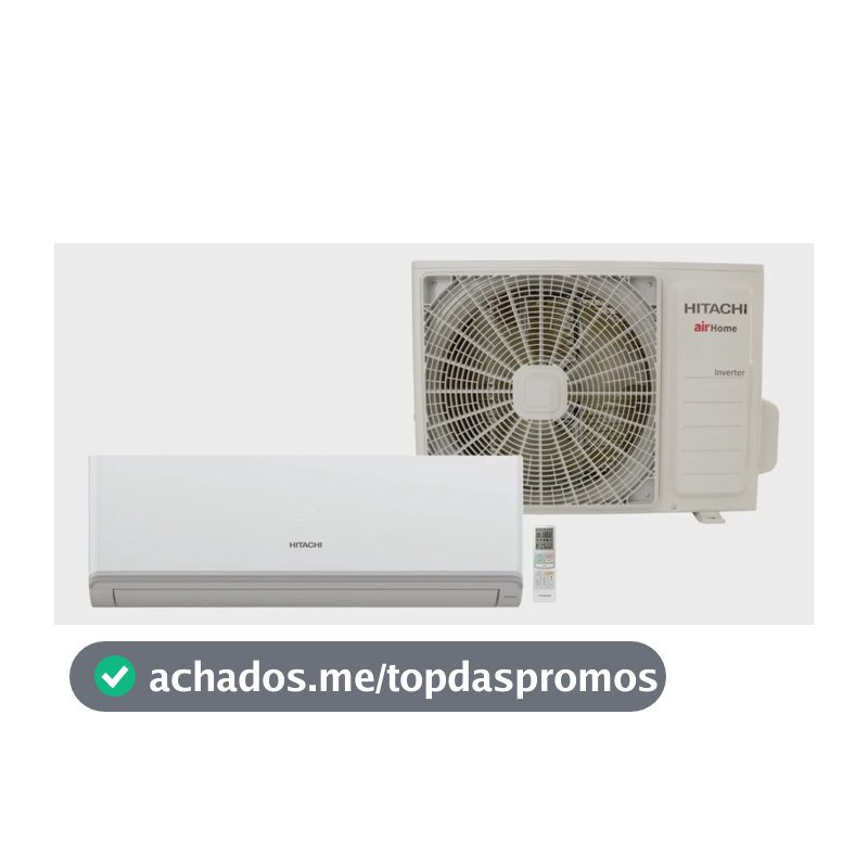 Ar Condicionado Split Inverter Hitachi Airhome 600 12000 Btu Branco 220v