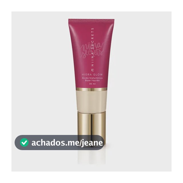 Base Líquida Niina Secrets Hidra Glow Fps 16 Eudora 30ml