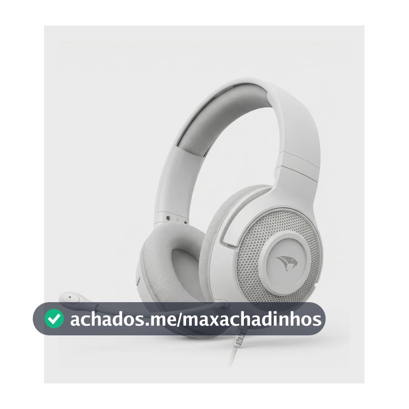 Headset Com Fio Viper Pro Creative Branco Vo401 Com Microfone Para Escritório Branco